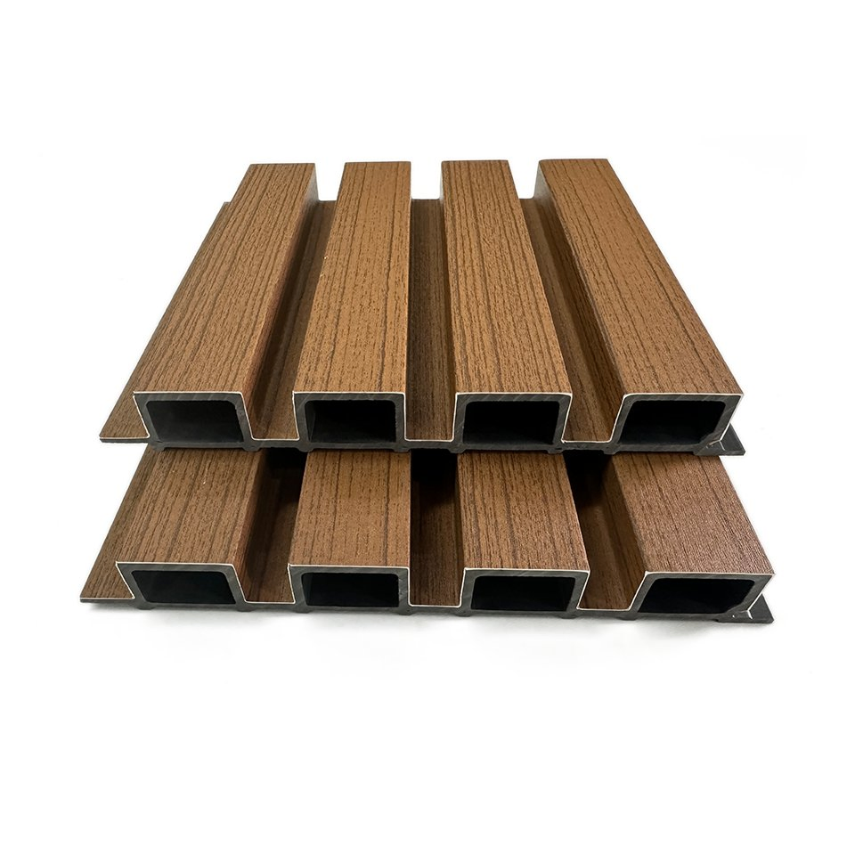 WPC Decorative Embossed Wall Covering Decking Outdoor W220t26 Building Material