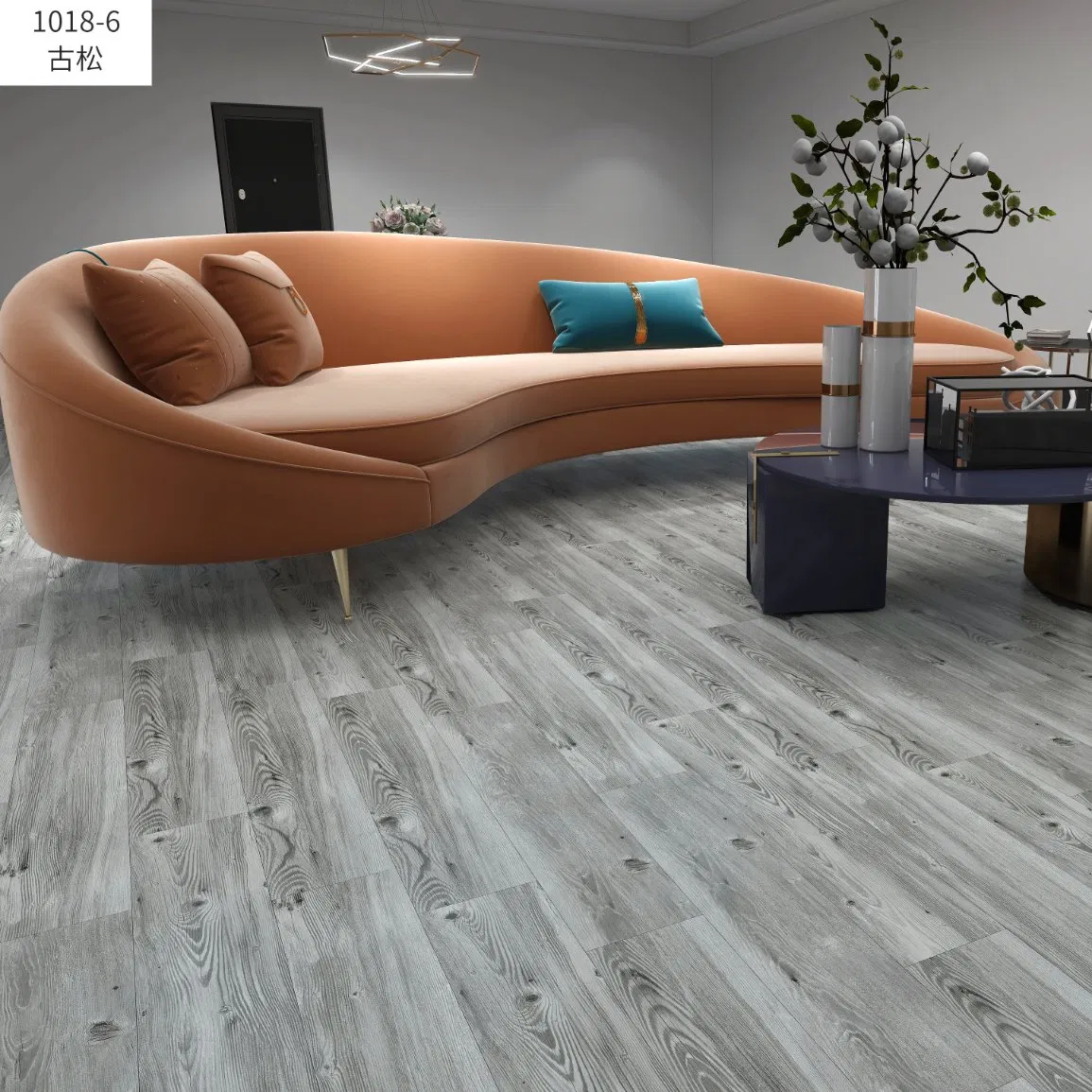 Vinyl Laminate Floor Future Piso PVC Spc Flooring Tile Panel Plank Rigid Core Popular in Colombia Piso Spc