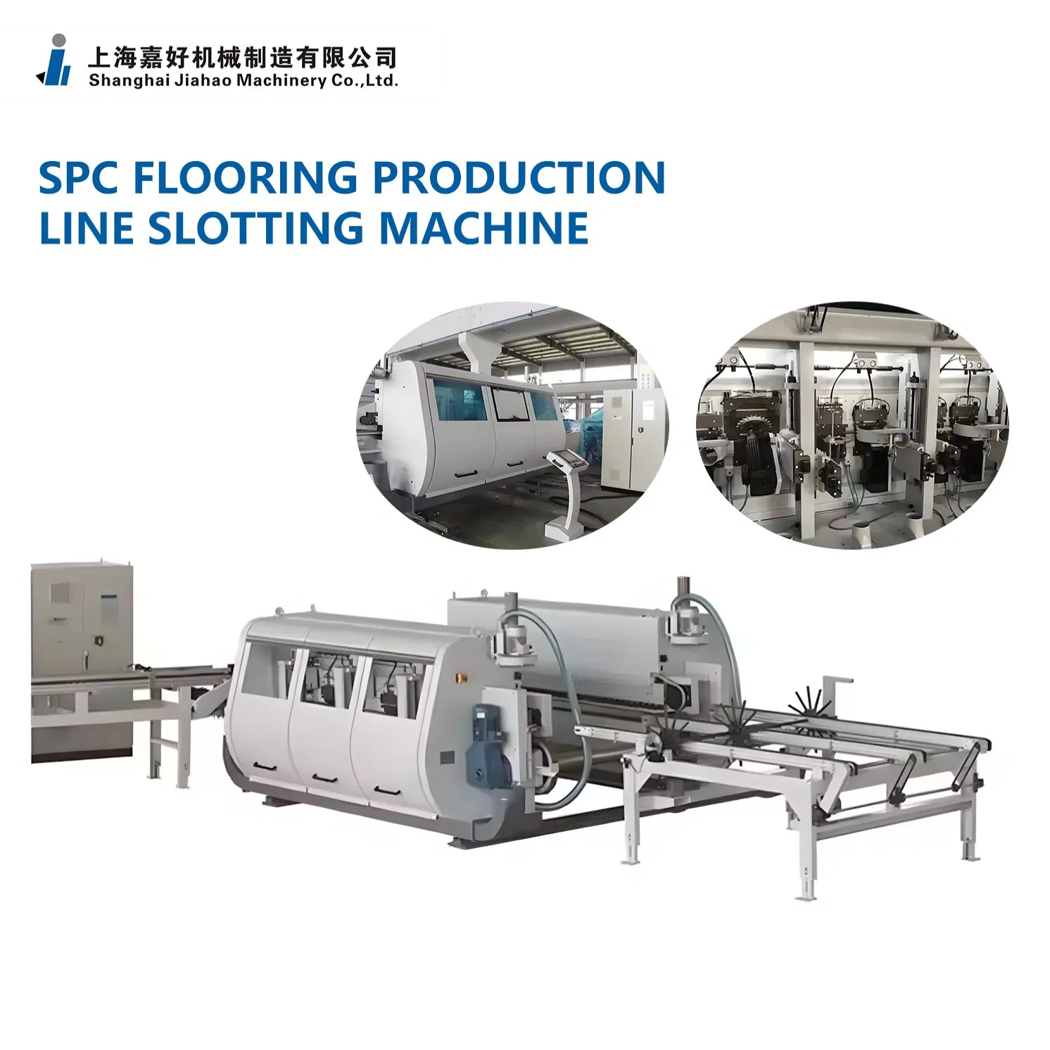 Spc Vinyl Plank Laminate Floor Click Slotting Auto System