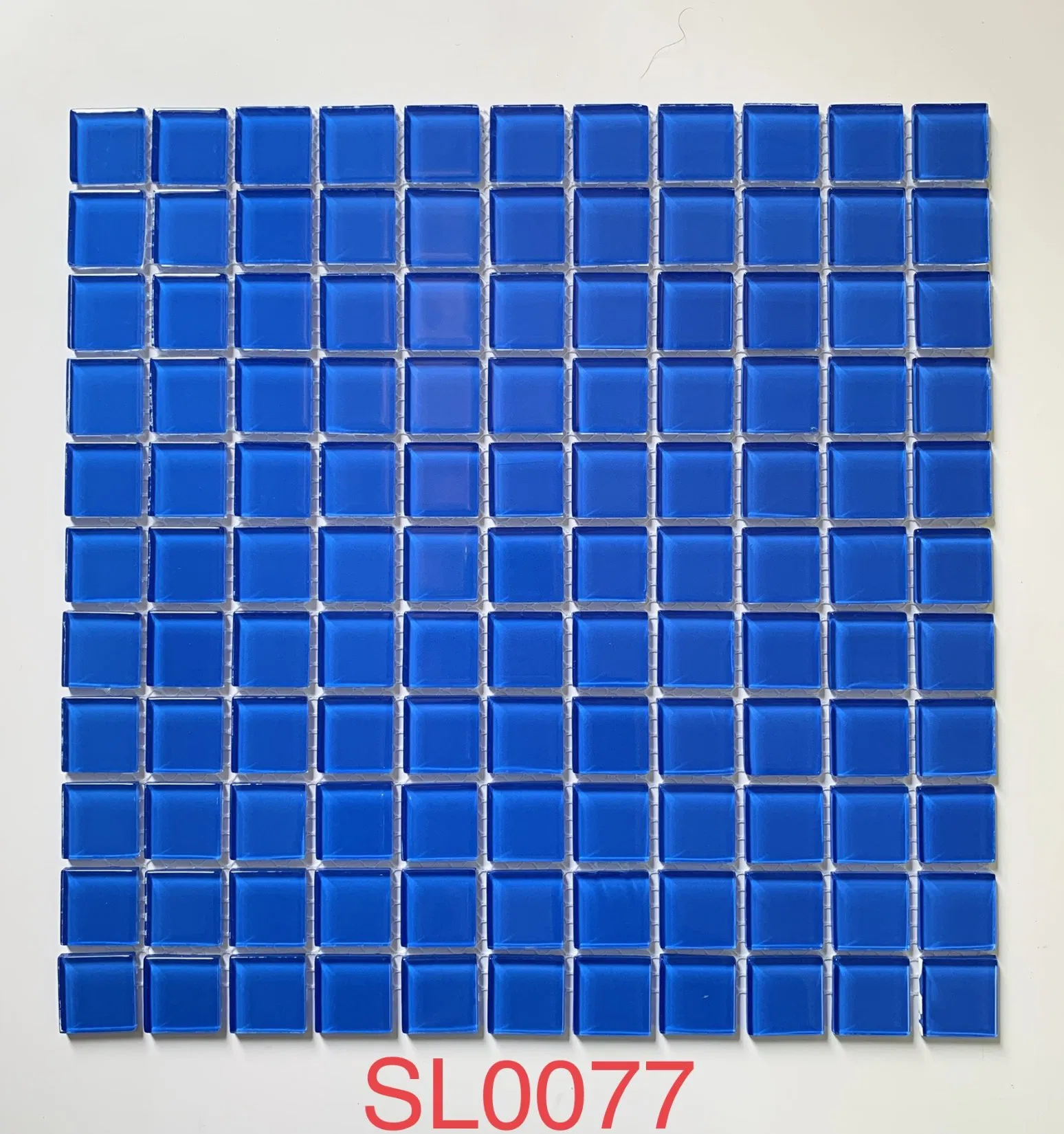 Hot-Selling Blue Glass Mosaic Tile for Swimming Pool