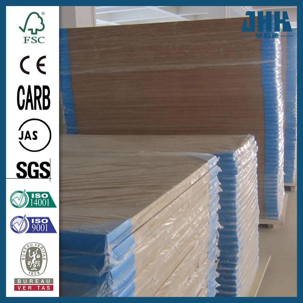 Jhk-FC03 Composite Hollow/Solid Wooden Interior Modern Groove Flush Door