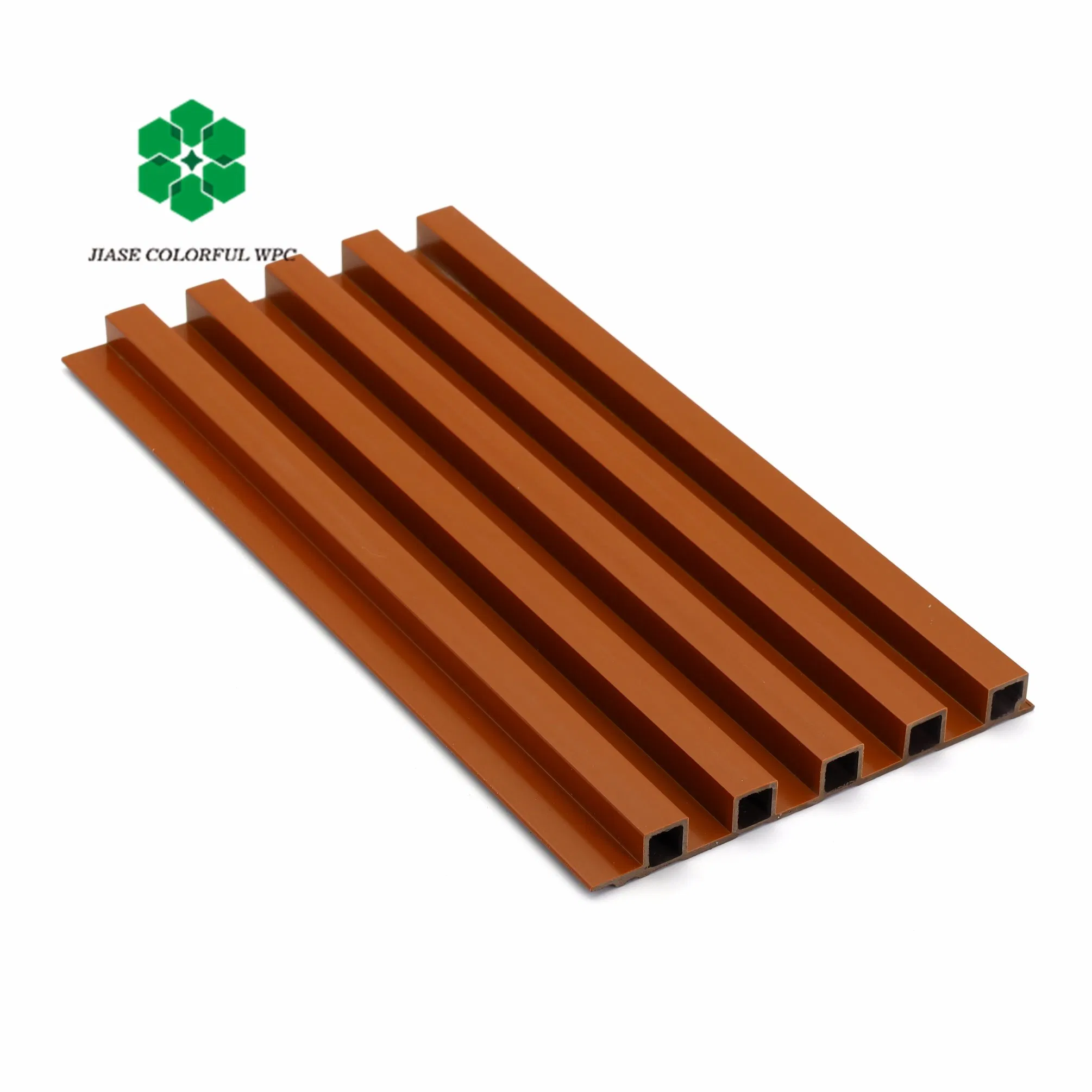 3D Wood Grain WPC Woodn Plastic Composite Decking Building Materials Garden