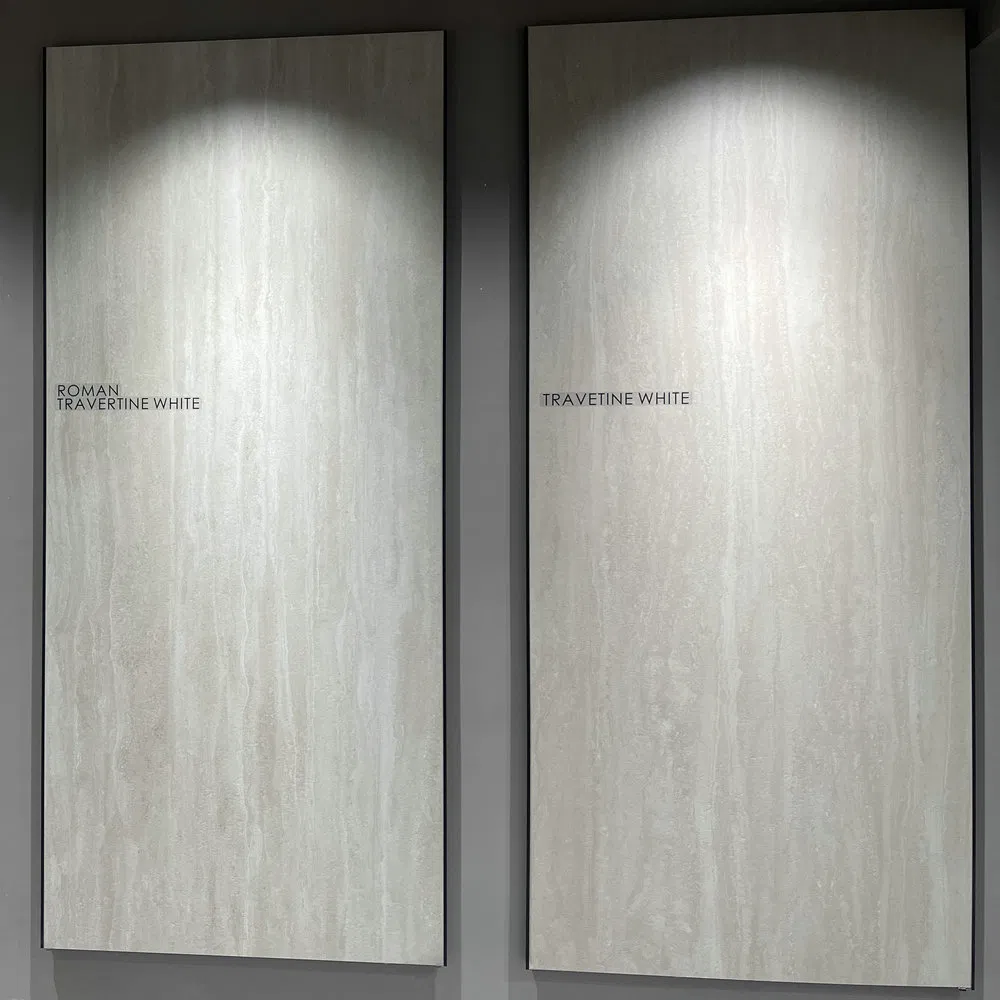 Elegant White Travertine 1200X2700X6mm 1200X2700X12mm Sintered Stone Slab for Modern Interiors Wall Floor Countertop Basin Villa Project Distributor
