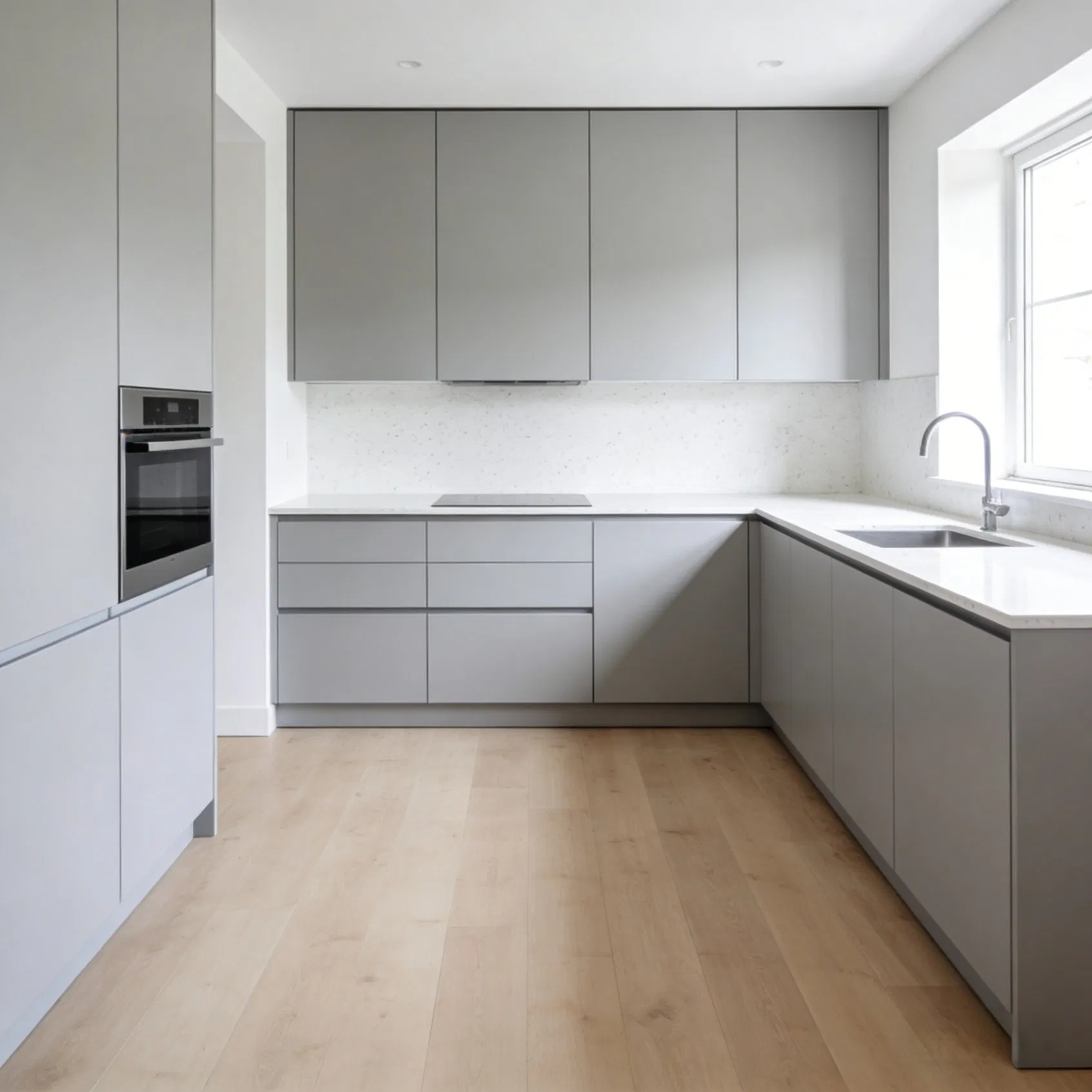 Modern Kitchen Cabinet System for Urban Apartment Kitchens
