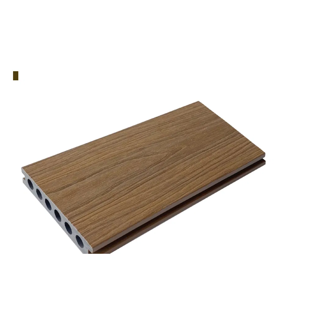 Wooden Grain Exterior Decking Outdoor Flooring WPC Composite Material