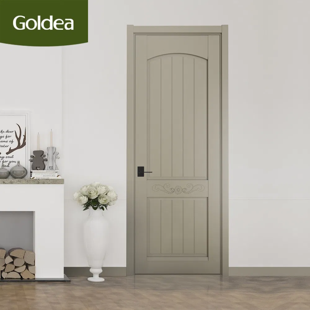 Premium Solid Core Wooden Front Door with Contemporary Style