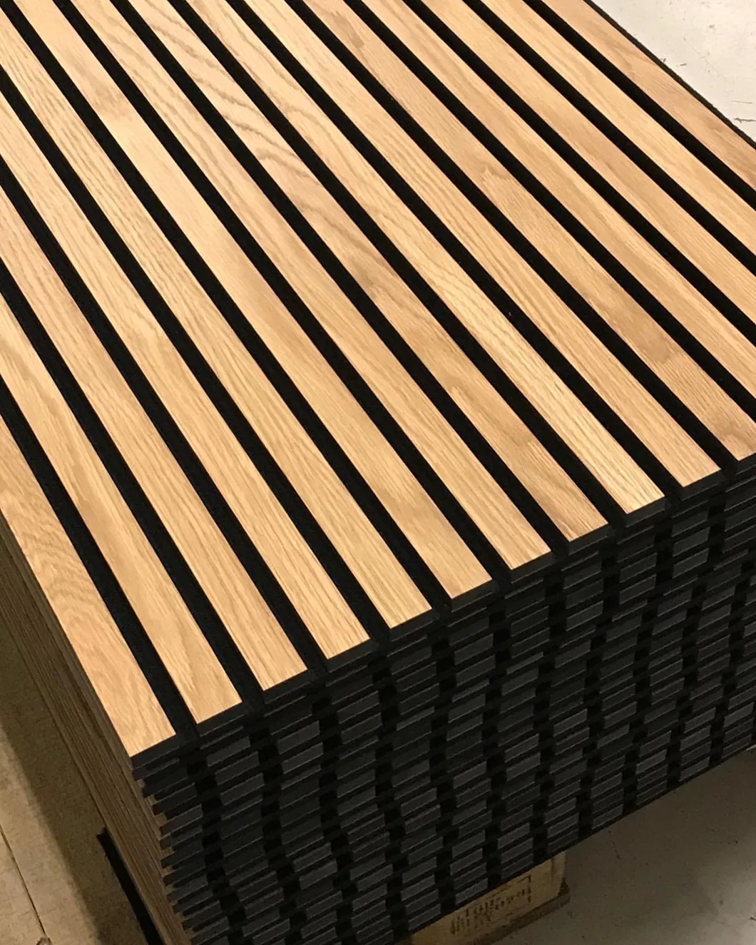 Veneer Sheet Slatted Akupanel