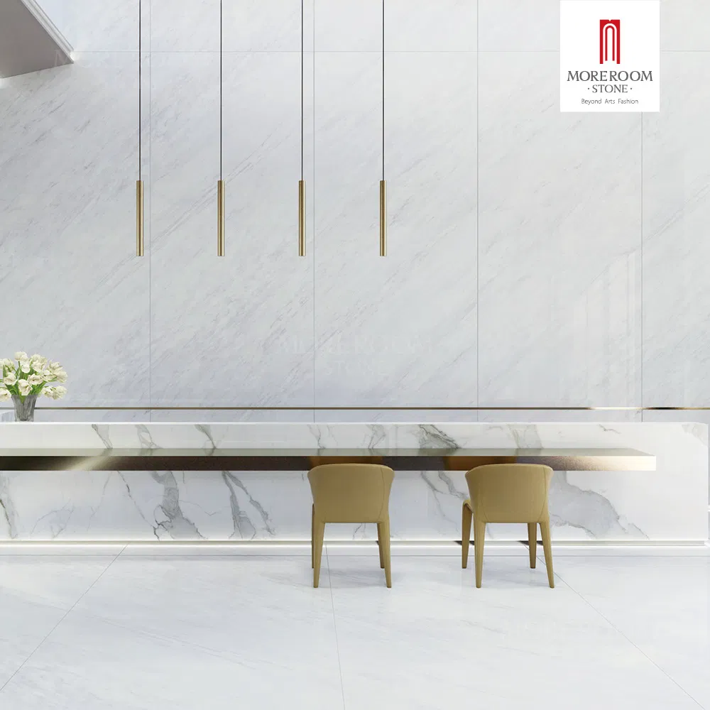 1200X2800mm Ariston White Marble Look Artificial Sintered Stone Slab