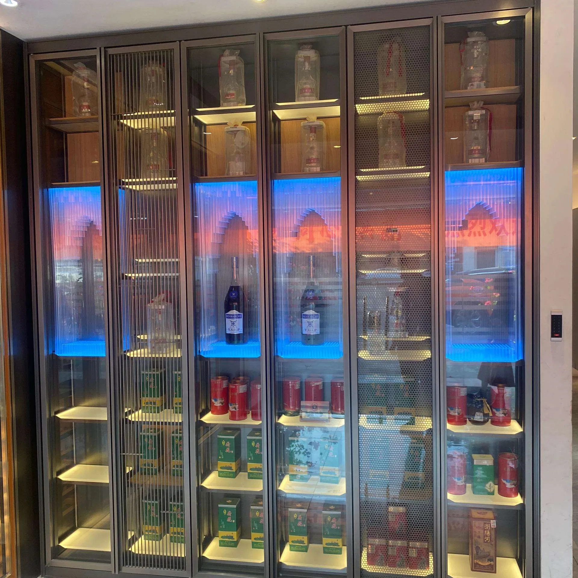 Climate-Controlled Luxury Walk-in Wine Cellar with Durable Features