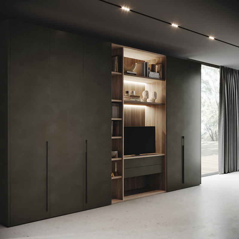 Luxury Walk in Closet Cabinet Custom Bedroom Storage Wardrobe Wooden Wardrobe Cabinet