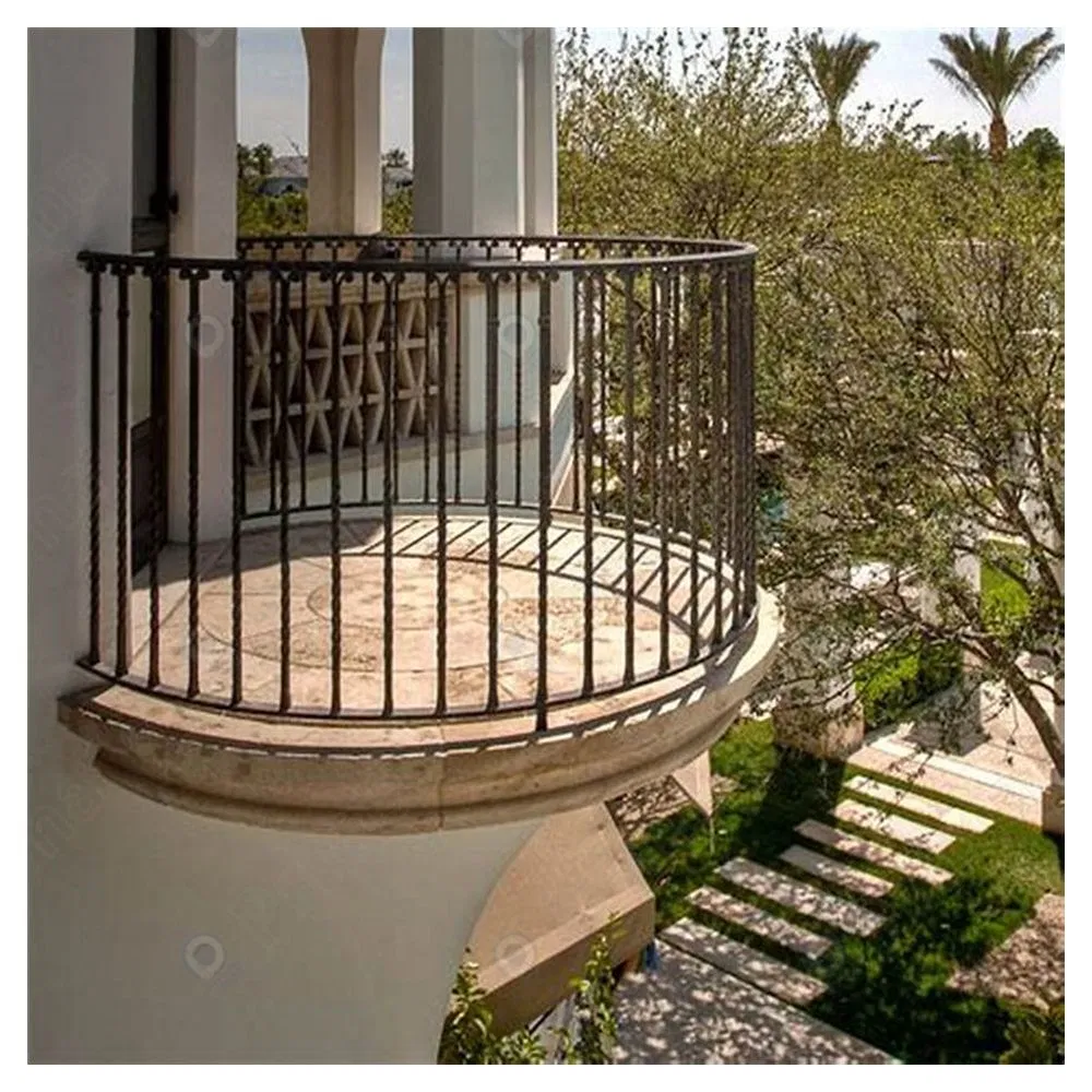 Prima Customizable New Style Wrought Iron Fence Classic Wrought Iron Railing