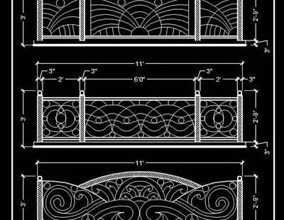 Wrought Iron Stairs Railing