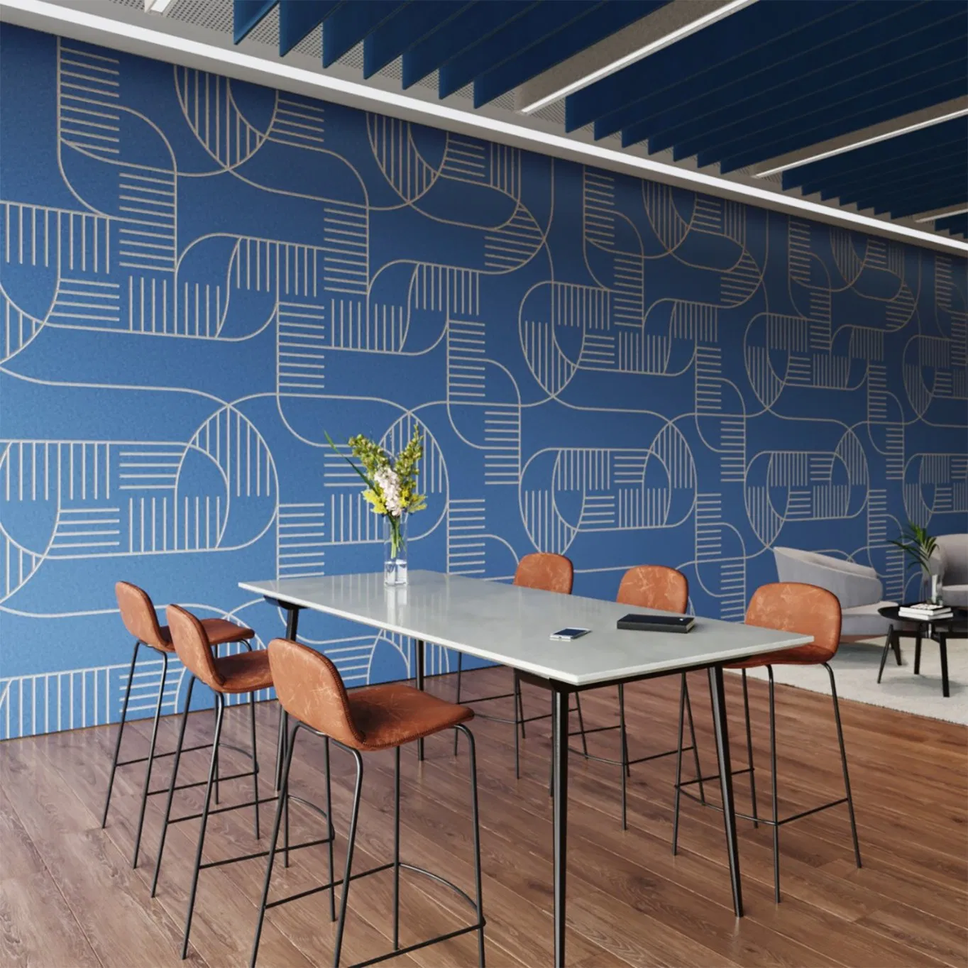 Top Printed Acoustic Panel Sound Deadening Wall Panel