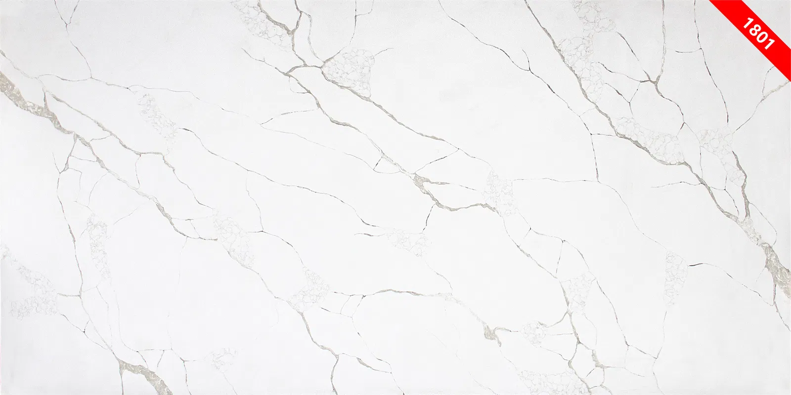 Artificial Stone Polished/Honed Black/White/Beige/Grey/Gold Calacatta Flutter Quartz for Interiors/Indoor Slabs/Kitchen/Bathroom/Vanity Countertops/Top