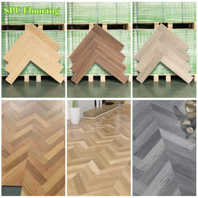 Luxury 20mm Flooring 100 Meters Click System Stone Plastic Composite Tiles Spc Vinyl Plank
