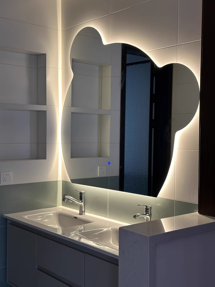 1000mm Wall Hung Bathroom Vanity Unit with LED Lighted Smart Mirror Ssv6131