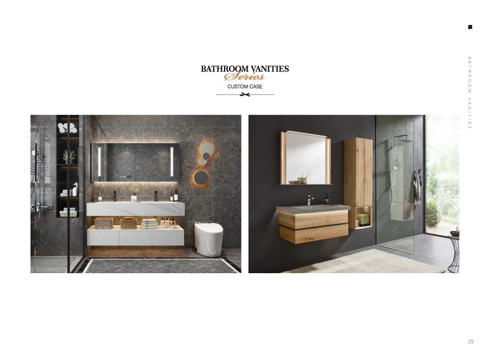 Double Sink Basin Cabinet