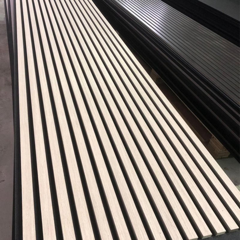 Hot Sale Sound Absorbing Acoustic Wood Slat Panels for Soundproofing Wall