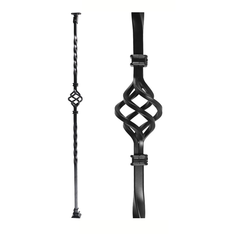 Wrought Iron Balusters Metal Spindles &amp; Iron Stair Railing