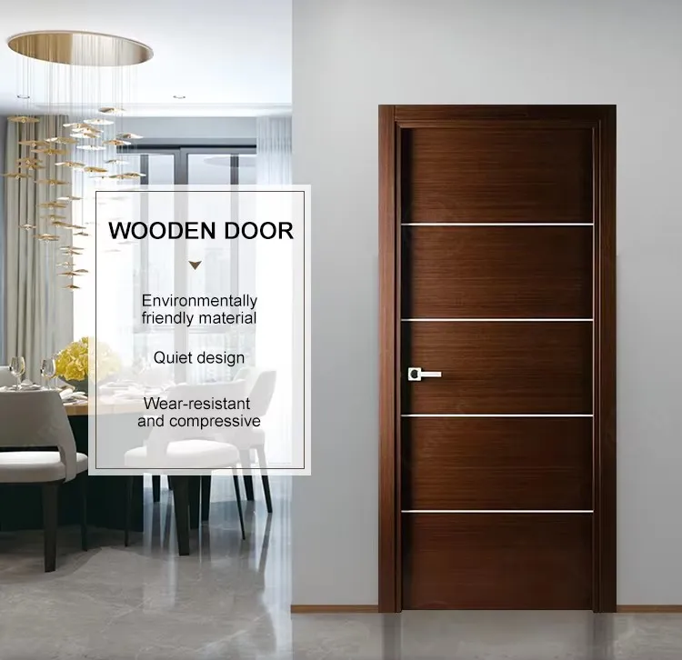 Solid Wood Modern Indoor Door