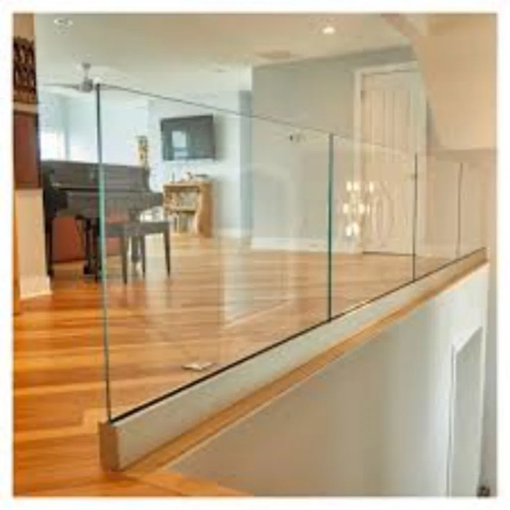 Cbmmart Balcony U Channel Wrought Iron Aluminum Glass Staircase Steel Railing Stairs