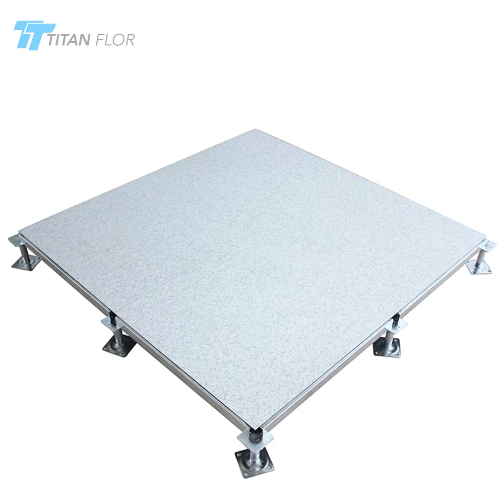 Telecom Room Anti Static Laminate Veneer Raised Flooring System