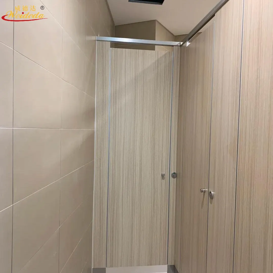 High Pressure Laminate Waterproof Public Toilet Cubicle System