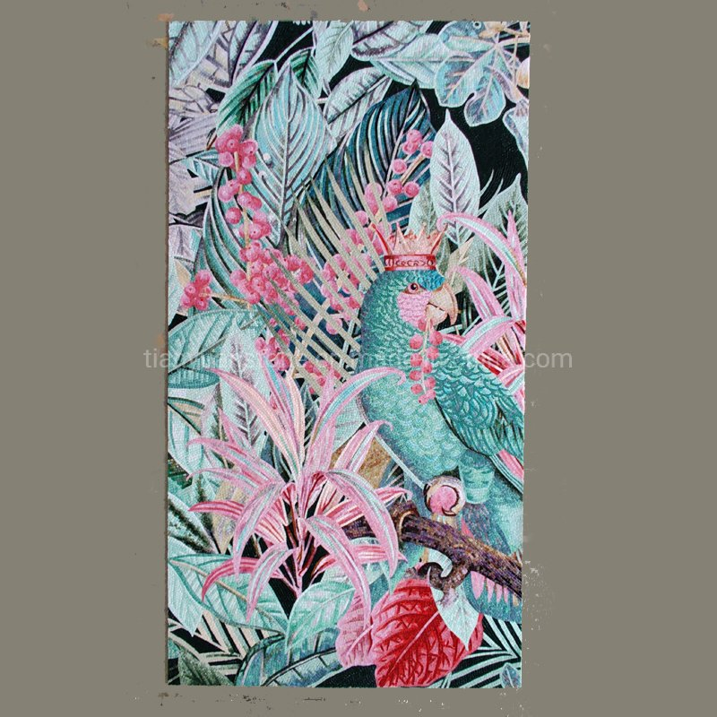 Customized Glass Mural Art Mosaic Wall Tile Living Room Swimming Pool