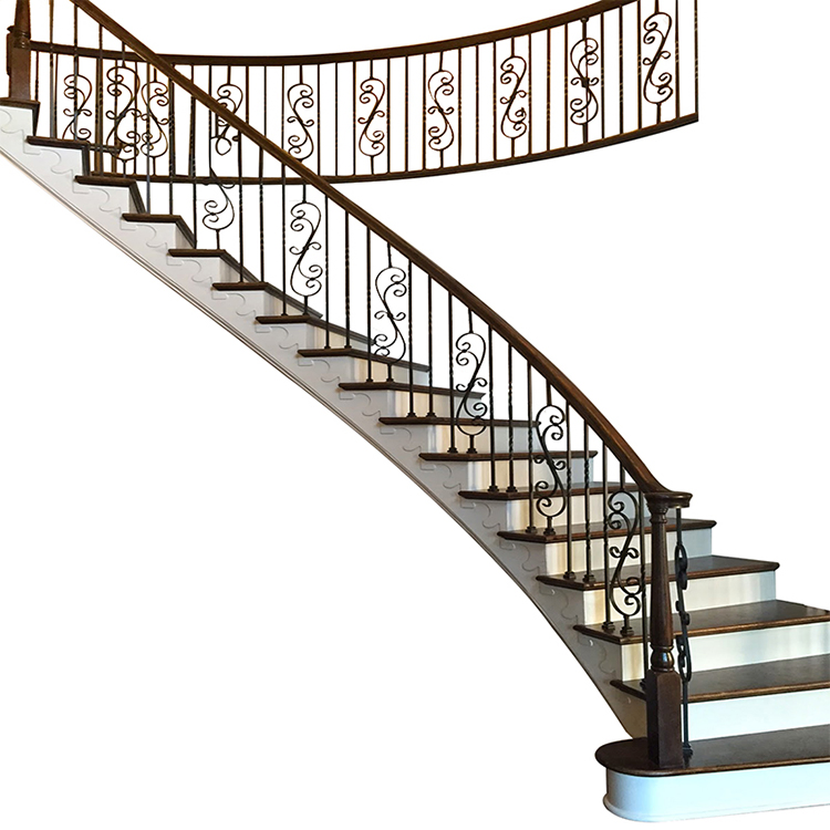 Mazhong M-Shaped Wrought Iron Stair Railings