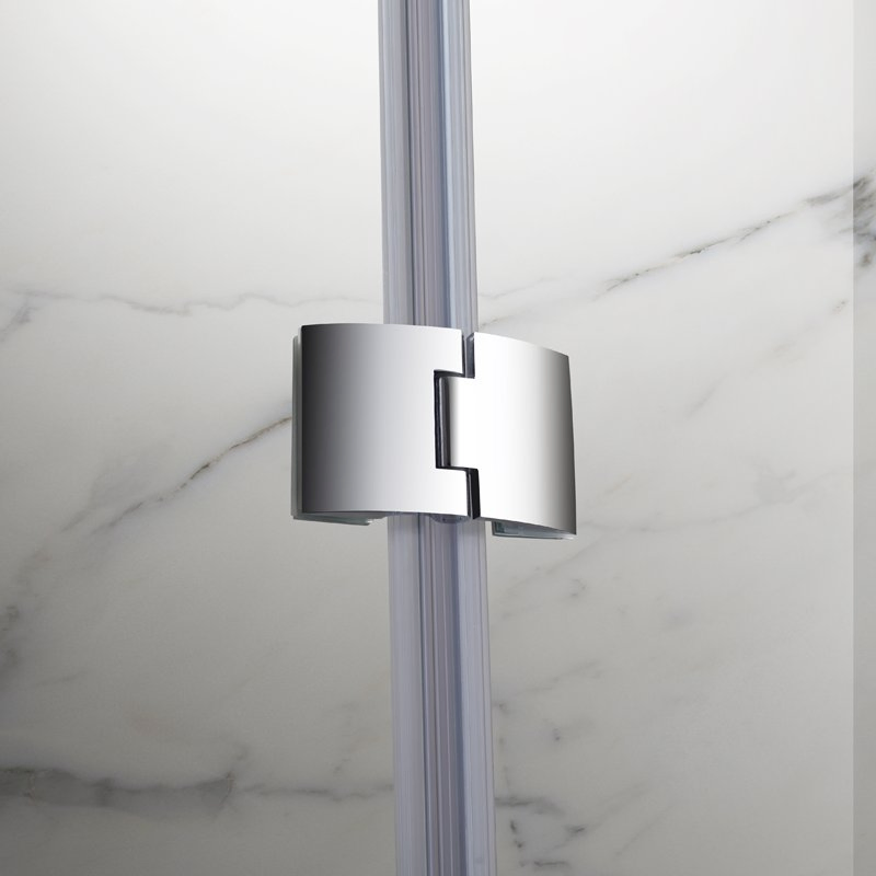 Unique Design Wholesale Square Simple Frameless Pivot Shower Enclosure