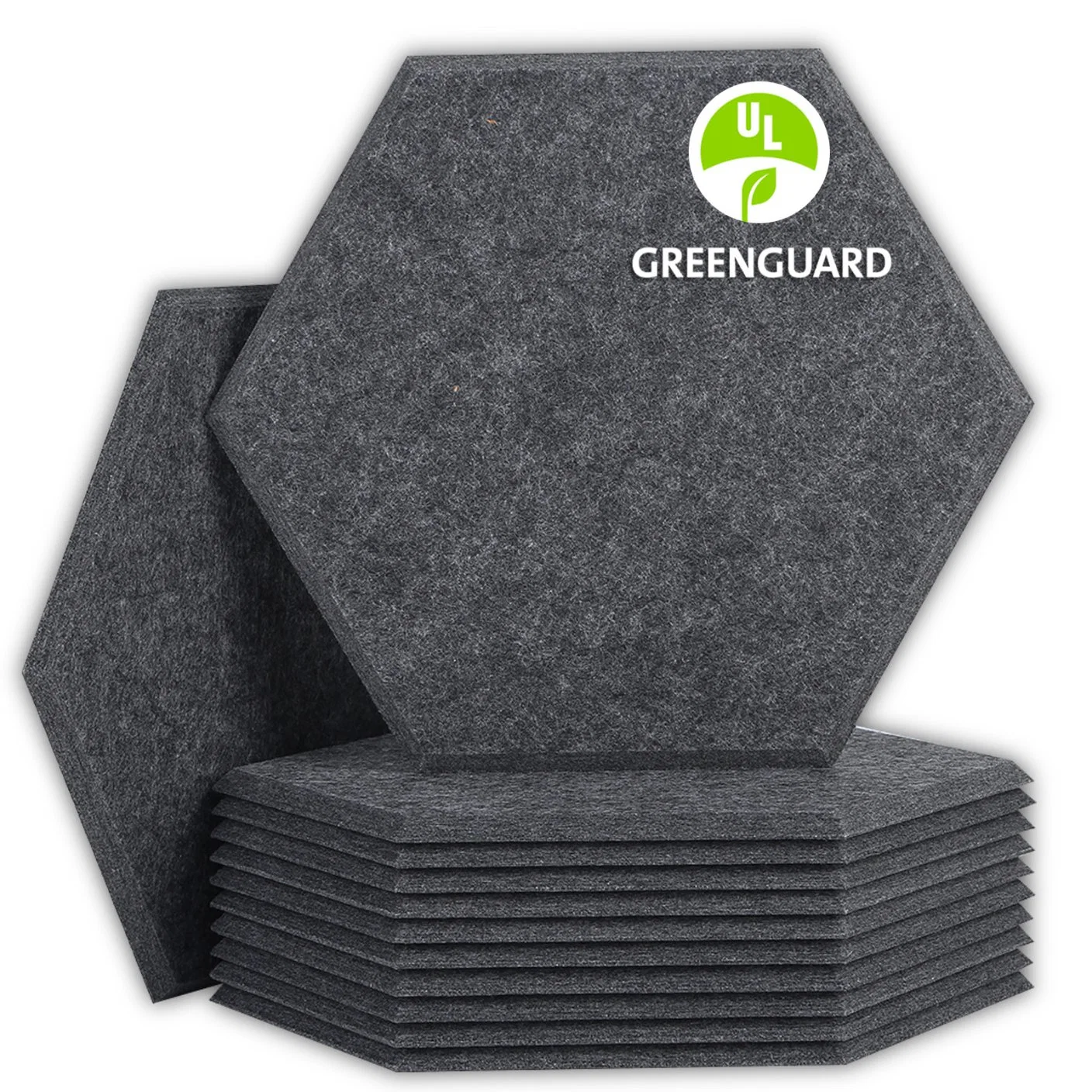 Bubos Hexagon Wall Acoustic Ceiling Board Absorption Soundproofing Insulation Panel