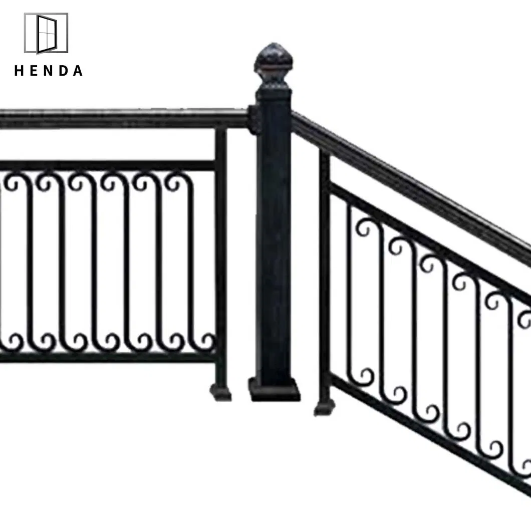 Removable Outdoor Steel Aluminum Wrought Iron Pivot Metal Stair Railings