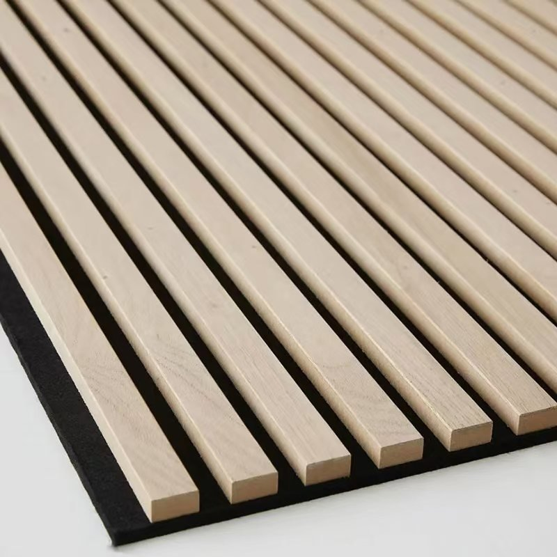 Hot Sale Sound Absorbing Acoustic Wood Slat Panels for Soundproofing Wall
