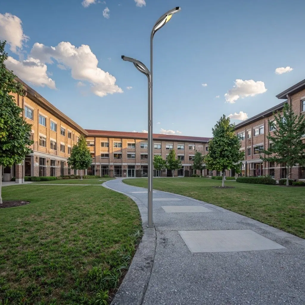 Innovative Smart LED Street Lighting with Integrated Surveillance Features