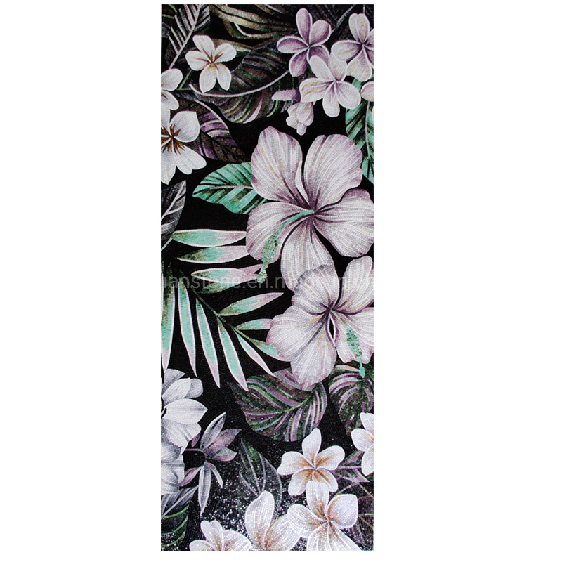 Customized Glass Mural Art Mosaic Wall Tile Living Room Swimming Pool