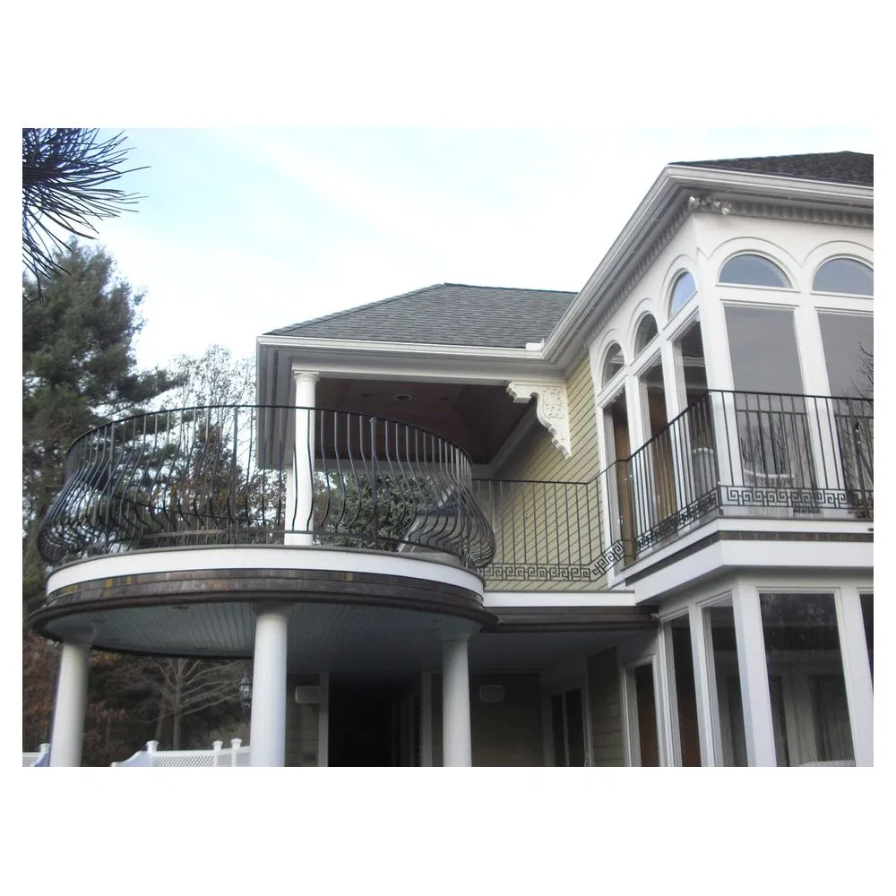 Orient Elegant Powder Coated Balcony Railing Wrought Iron Railing