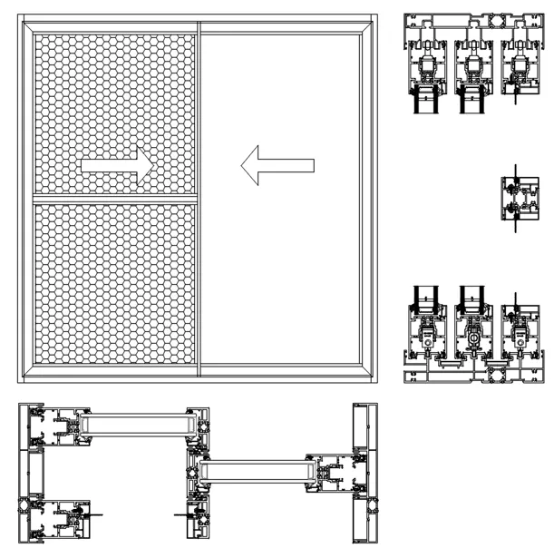 Aluminum Glass Door View 2