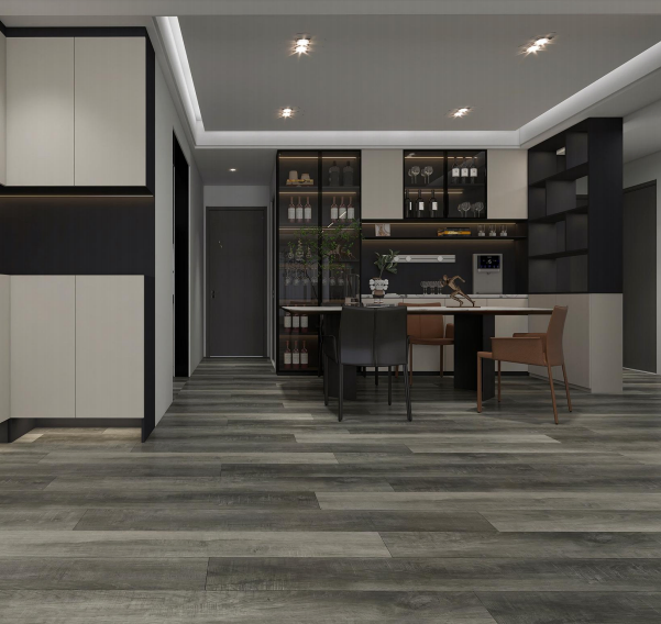 Custom Plastic Laminate Flooring - Floating Installation Click System