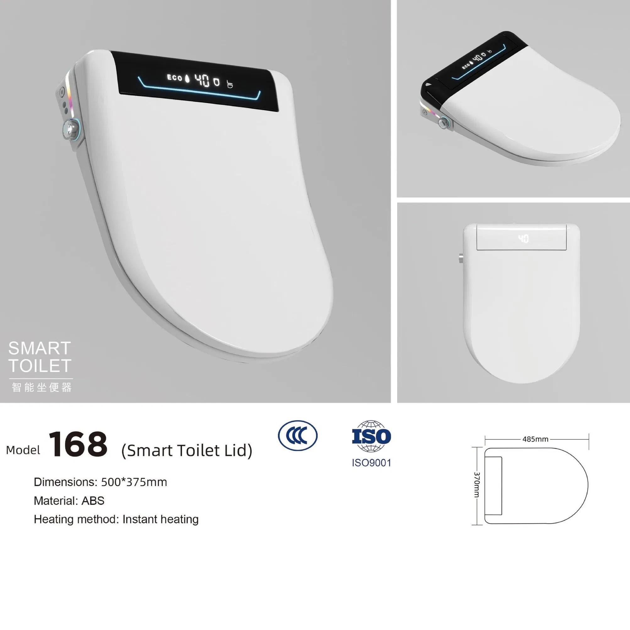 Bathroom Luxury Electric Smart Toilet Seat Bidet Electric Japanese Toilet Seat Cover