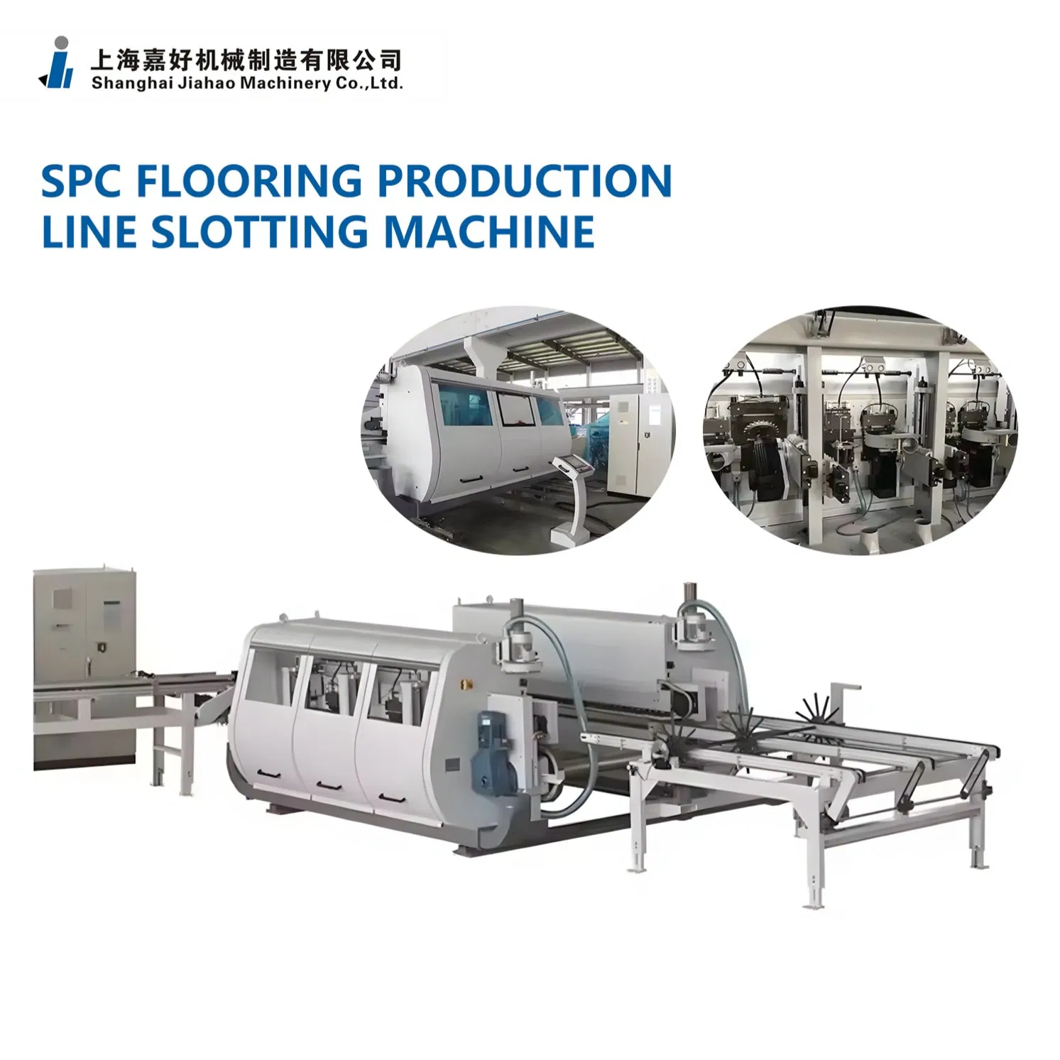 Automatic Click Slotting System for Spc Laminate Wood Flooring