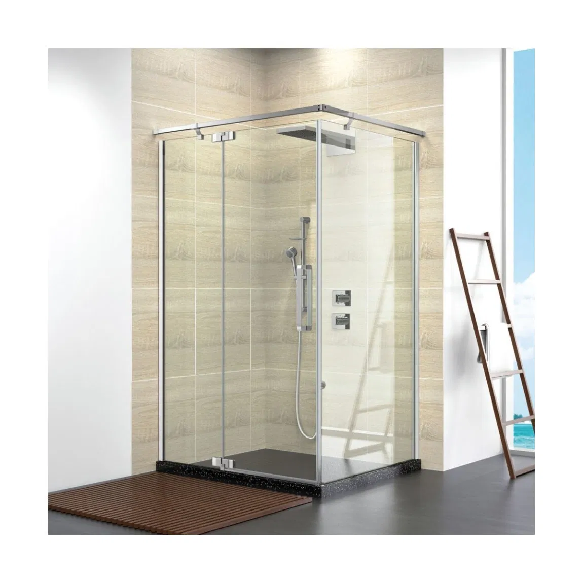 Shower Enclosure with Base Walk in Shower Enclosure Corner Shower Tray and Glass Enclosure Frameless Shower Glass Door Hardware Glass Shower Enclosure