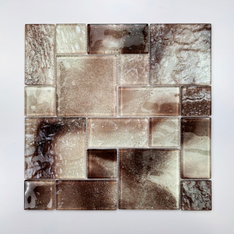 Glass Mosaic Tile, Anti-Fade Ceramic Mosaic for Outdoor Kitchens &amp; Swimming Pool Borders