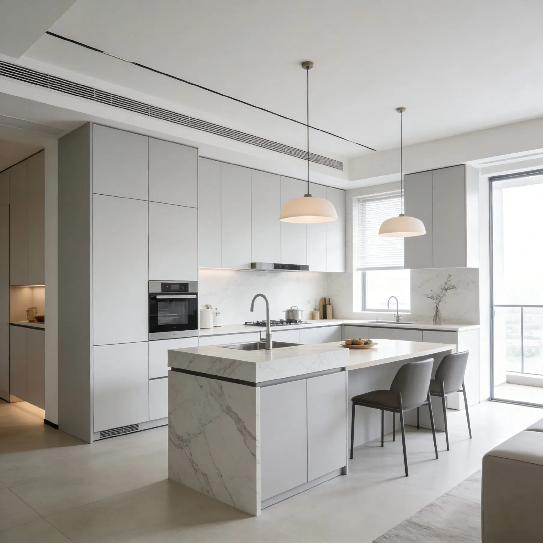 Modern Kitchen Cabinet System for Residential Development Projects