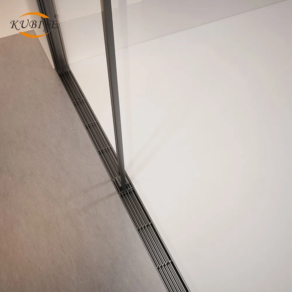 Modern Walk-in Shower Enclosures Supplier Frameless Sliding Shower Doors Leak-Proof Stainless Steel Framed Shower Enclosures