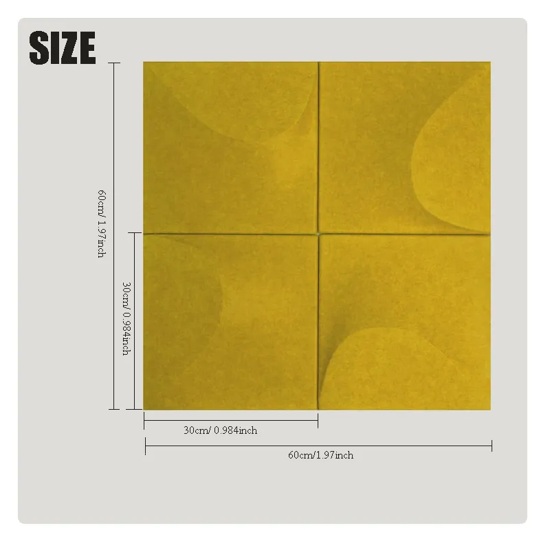Yellow Acoustic Panel