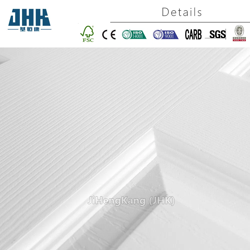 JHK-017 White Primer Interior Hollow Core Wooden Solid Wood Door