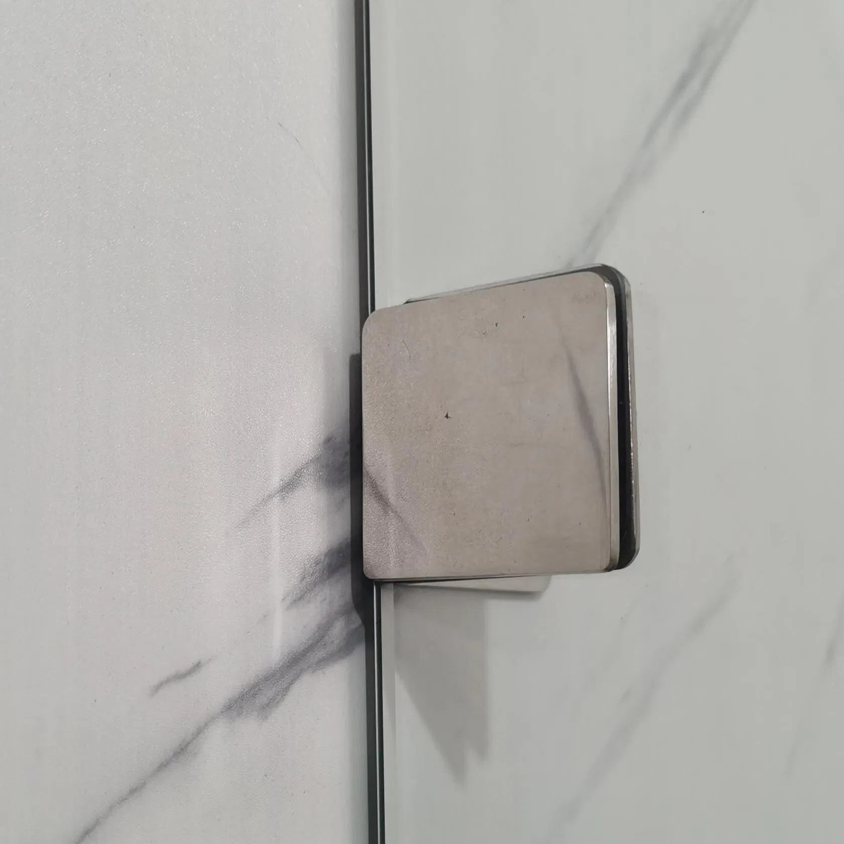 Frameless Walk in Shower Screen Entry Free Shower Enclosure with Side Splash Guard Glass Panel (800+300) *1950mm