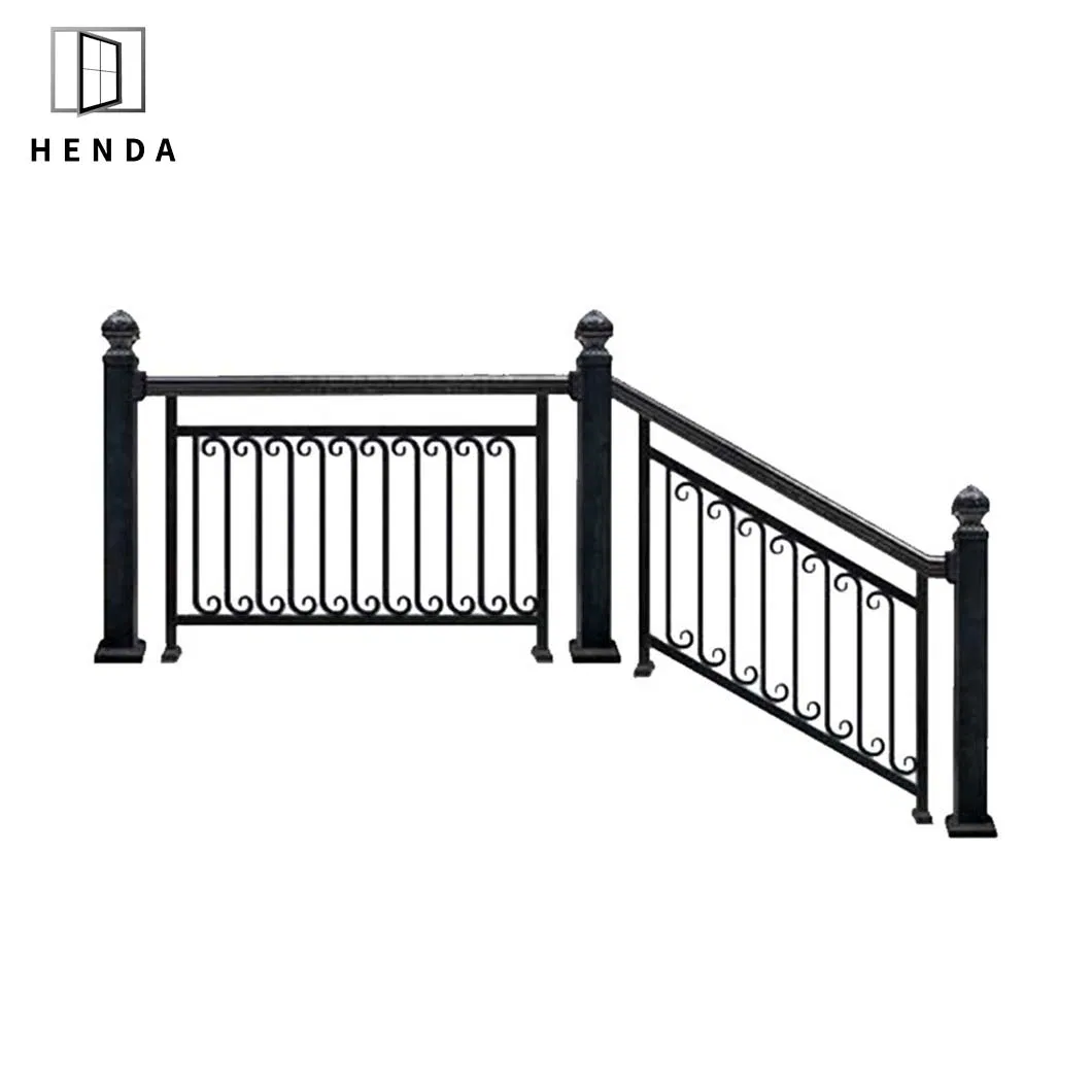 Removable Outdoor Steel Aluminum Wrought Iron Pivot Metal Stair Railings