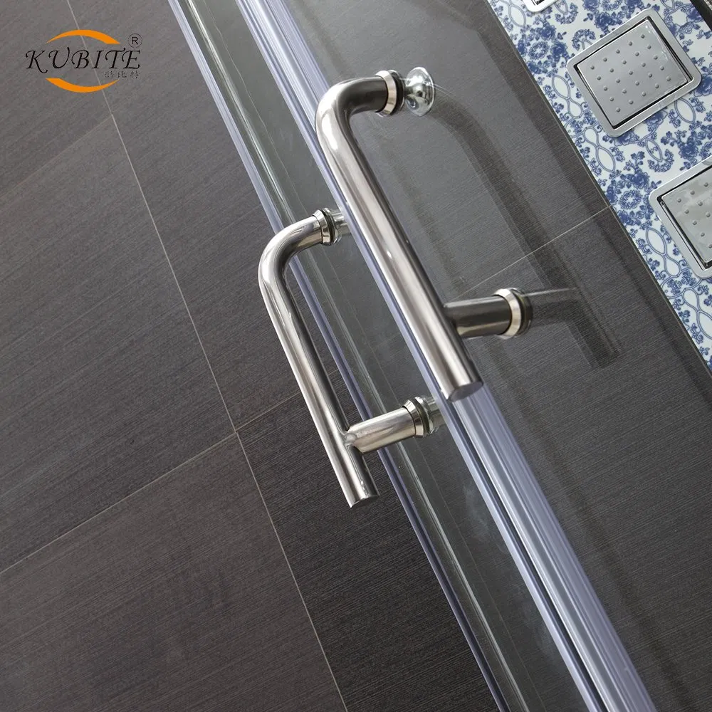 Customizable Frameless Sliding Glass Shower Enclosure Tempered Glass Modern Design Stainless Steel Aluminum Profiles Square