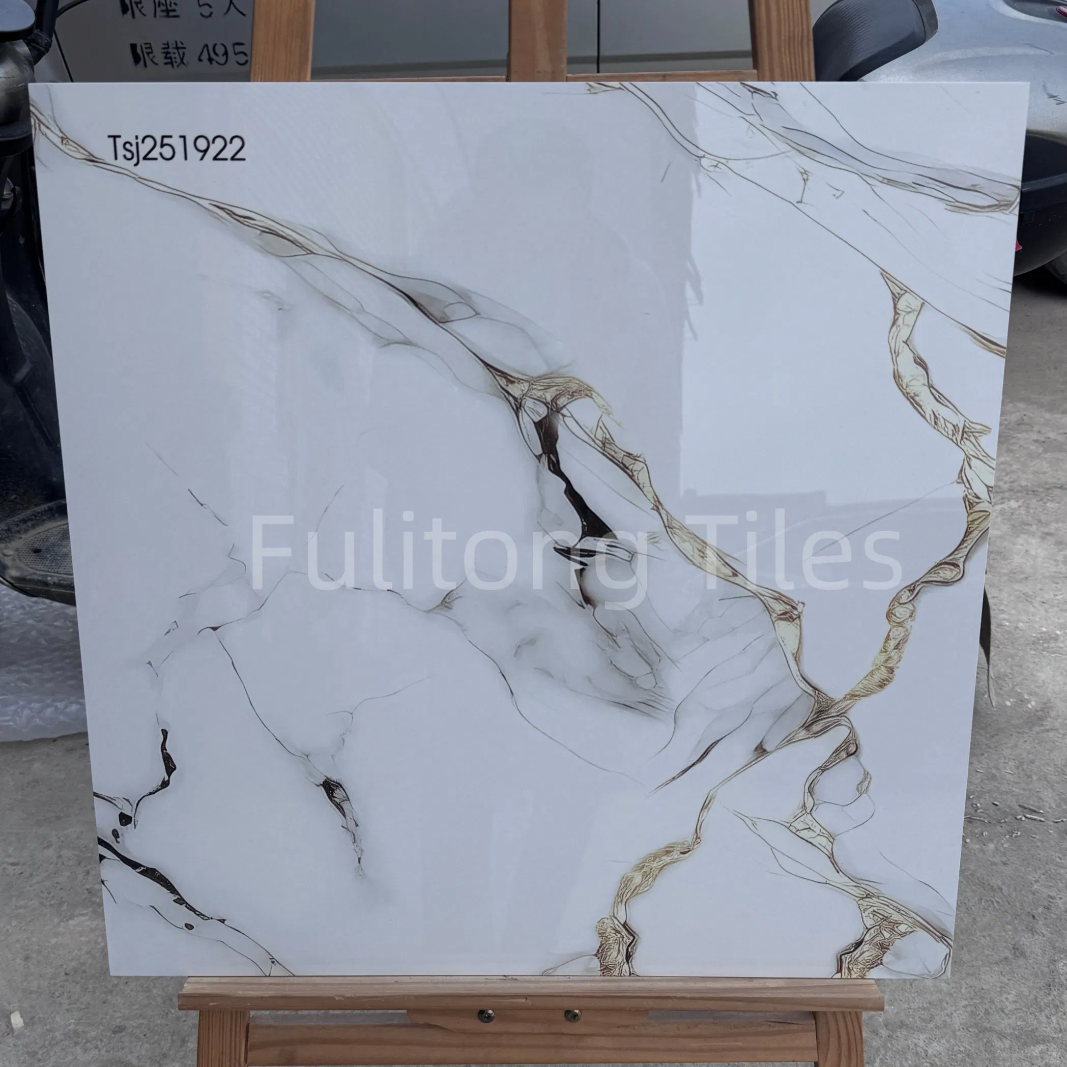 Hot Sell Glazed Ceramic White Full Polished Porcelain Wall Floor Tile
